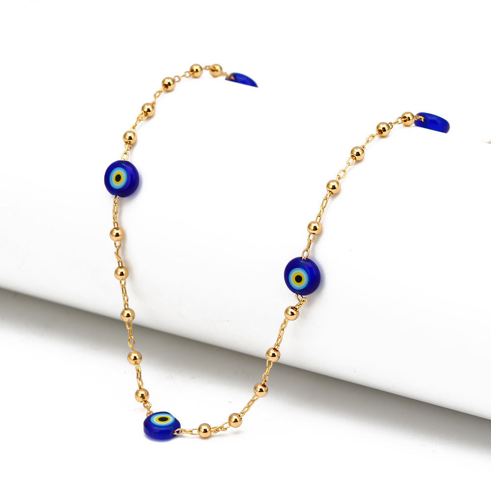 Luck Eye Necklace Female Ins Simple Necklace