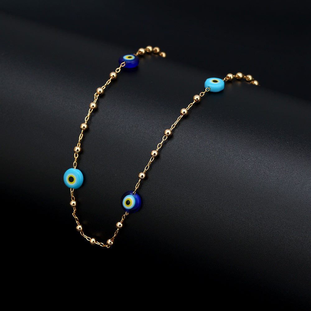 Luck Eye Necklace Female Ins Simple Necklace
