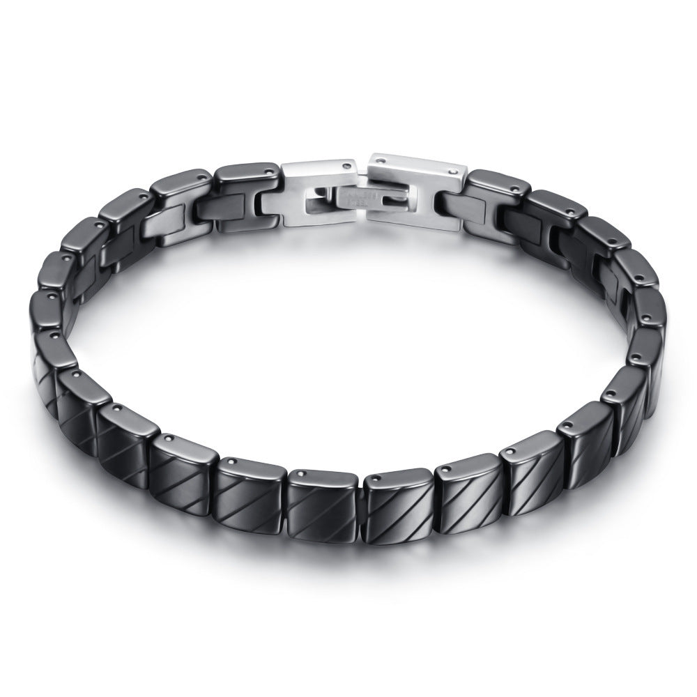 Fashion Black And White Ladies Magnetic Bracelet