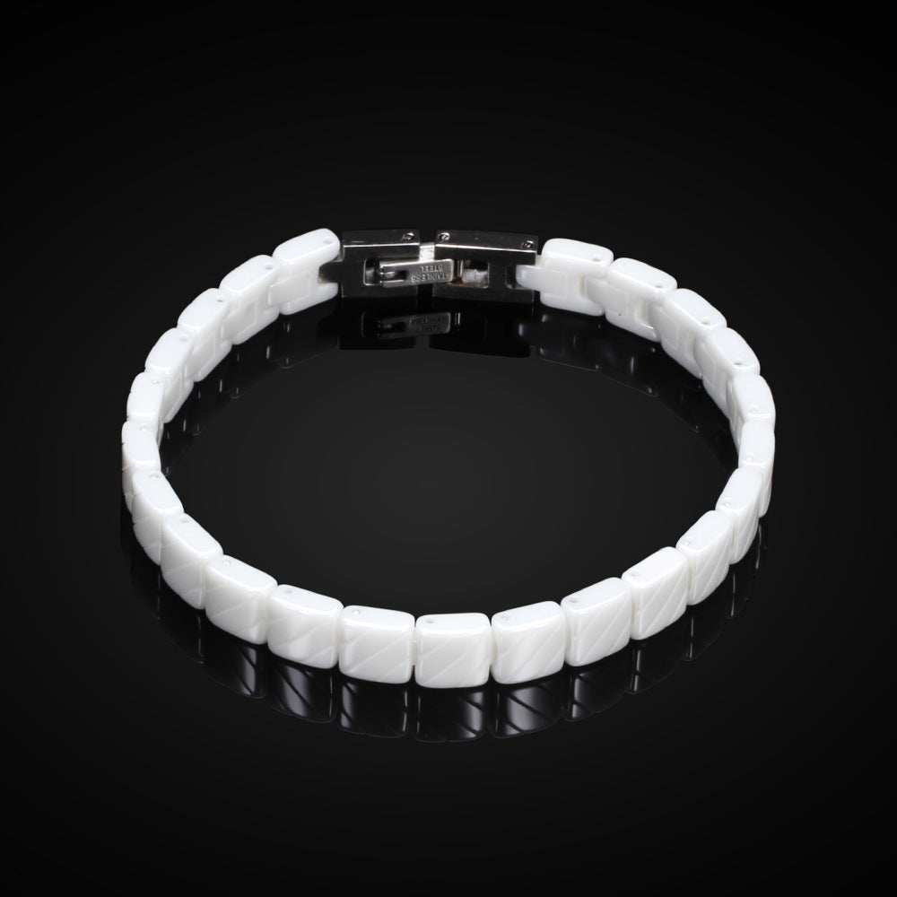 Fashion Black And White Ladies Magnetic Bracelet