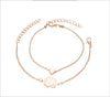Four-piece Black PearlLove Leaf Lotus Bracelet Combination