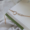 14K Gold Bag Natural Pearl Bracelet Women