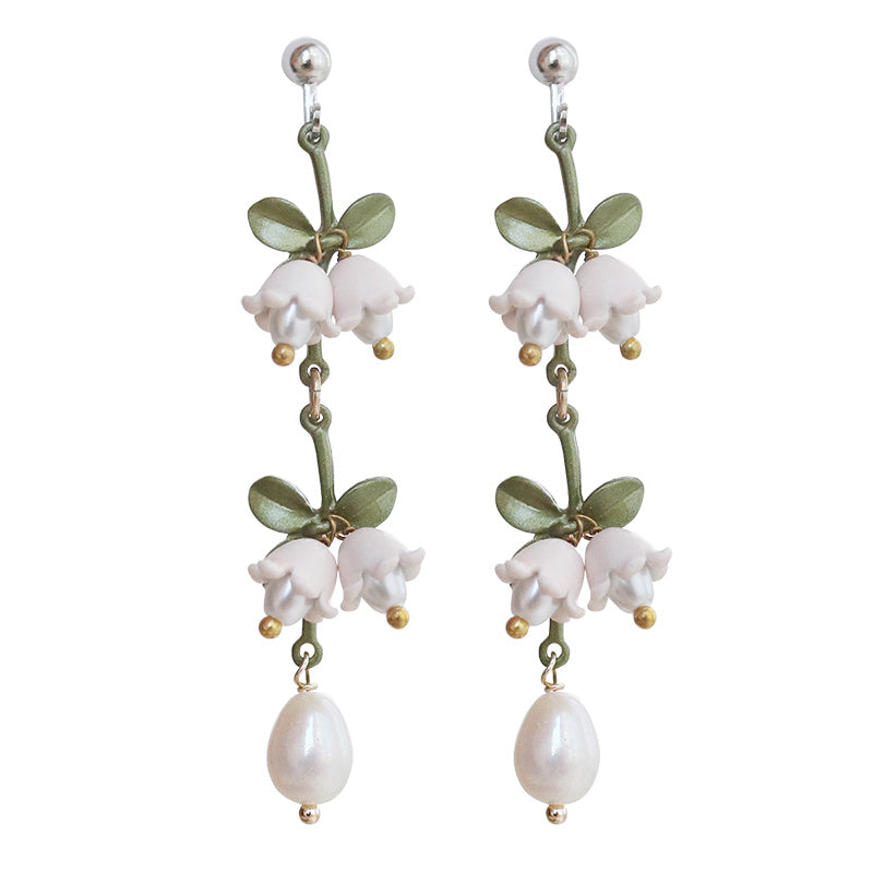 Lotus Flower Amp Orchid Earrings