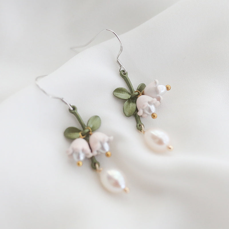 Lotus Flower Amp Orchid Earrings