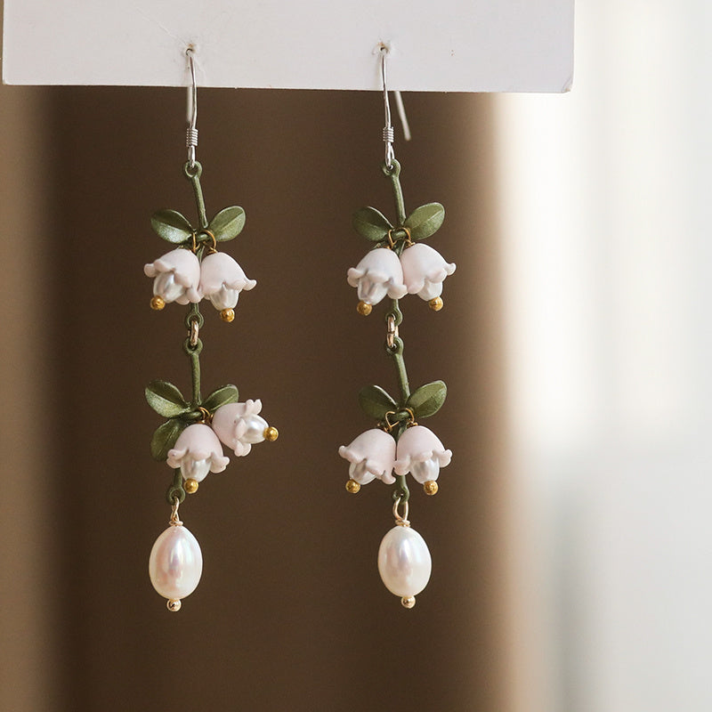 Lotus Flower Amp Orchid Earrings