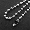 Bead Chain Ball Necklace Women's Necklace Long 40cm-60cm Men's Jewelry Chain Necklace