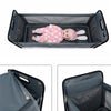 New Design Fashion Portable Shoulder Folding Bed Baby Nappy Messenger Bags