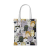 Fashion Women Foldable Canvas Handbag Cute Cartoon Animal Tote Casual Large Capacity Shopping Shoulder Bags Girls Pink Handbag