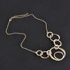 Korean Fashion Geometric Multi-Circular Necklace Necklace