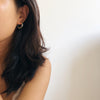 South Korea Dongdaemun Earrings Female Simple Temperament Micro-inlaid Zircon Earrings