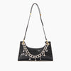 Rainbow Baguette Croc Froggy Gradient Women Shoulder Bags New Fashion Handbag Pearl Chain Diamond Metal Female Bag Summer