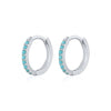 Women And Men Silver Earrings Hoops