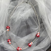 Funny Color Mushroom Necklace Personalized Design Necklace Necklace Factory Direct Supply