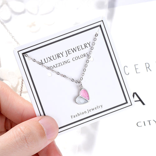 Necklace Ice Cream Heart Chain Necklace For Women