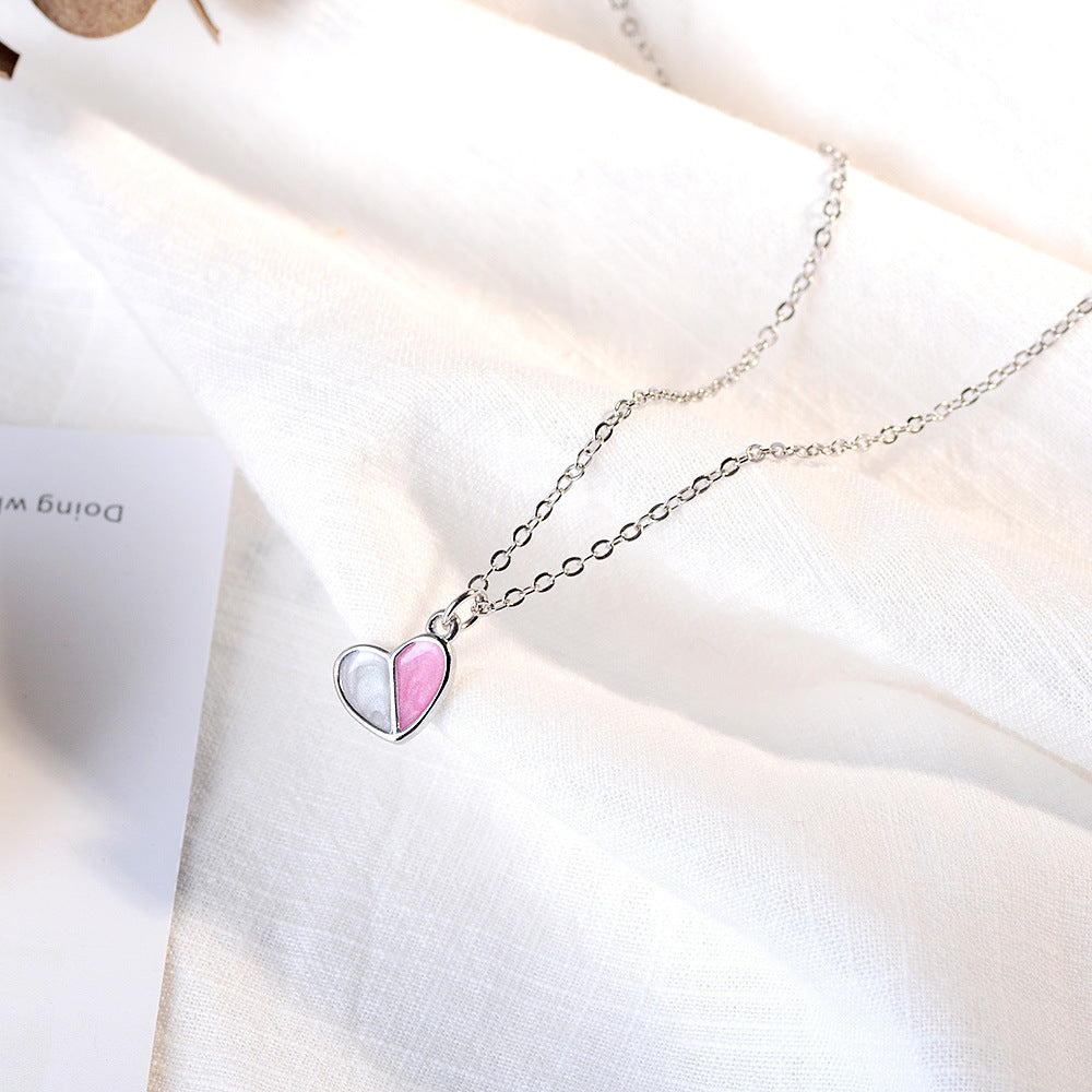 Necklace Ice Cream Heart Chain Necklace For Women