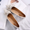 womens flats shoes ballet Leather Pointed toe ballerina