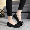 Womens flats Shoes ballet Slip On Bow Round Toe  Ballerina