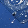 S925 Silver Necklace Sweet Synthetic Kyanite Planet Star Necklace