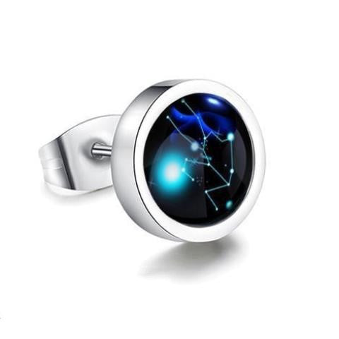 Twelve Constellation Luminous Earrings