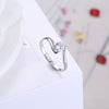Adjustable Zircon Ring