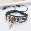 Retro Alloy Cross Bracelet Personality Men And Women