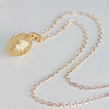 Rugby pendant necklace