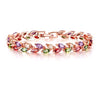 Bracelet Bracelet Jewelry Fashion Colorful Crystal Willow Bracelet Copper Zircon Bracelet
