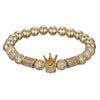 Zircon Diamond Crown Four Color Bracelet