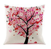Linen Pillow Money Tree Cushion with Pillow