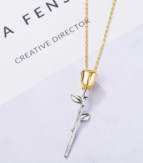 Ladies flower necklace