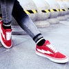 Lightning shoes for men and women couple models low to help retro vulcanized canvas skate shoes