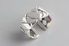 Woven Ring Glossy Wide Face XX Ring Ring