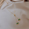 Scalloped Crystal Necklace