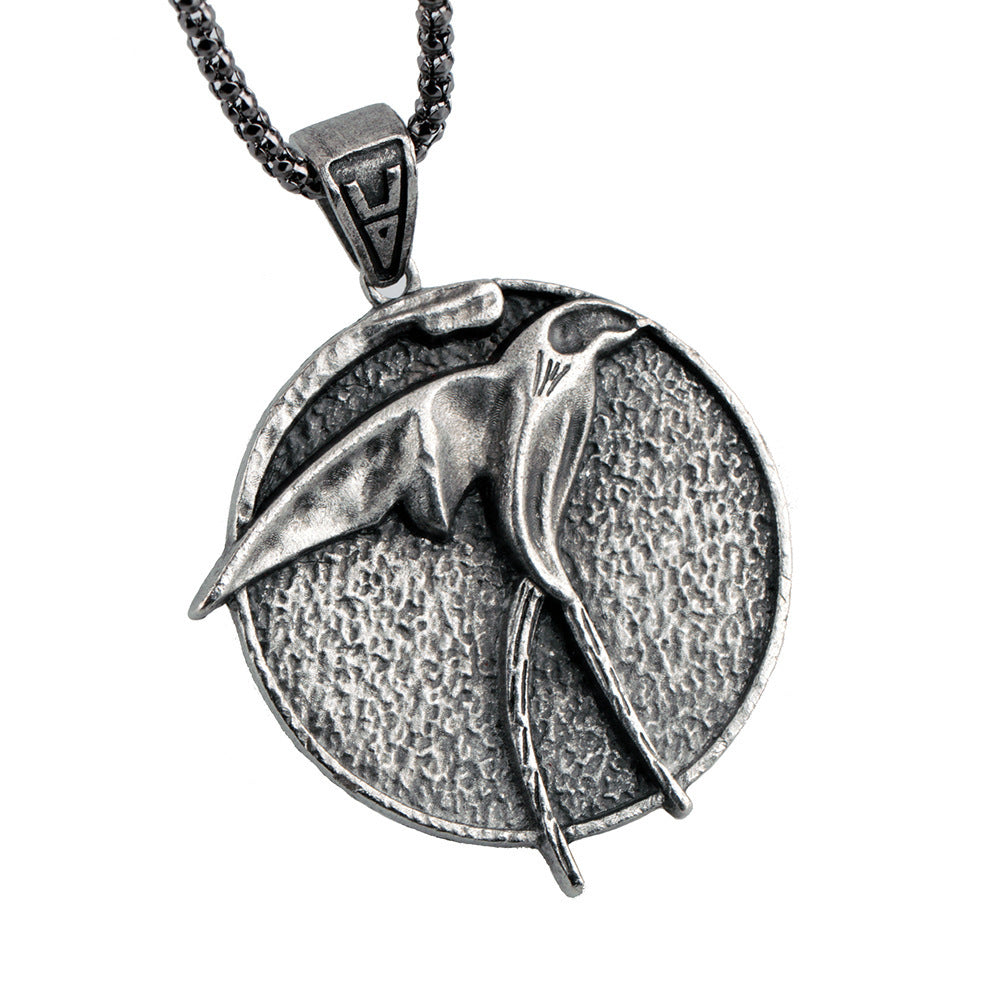 Wolf head necklace