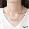 LOVED letter necklace