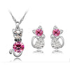 Crystal Stud Necklace