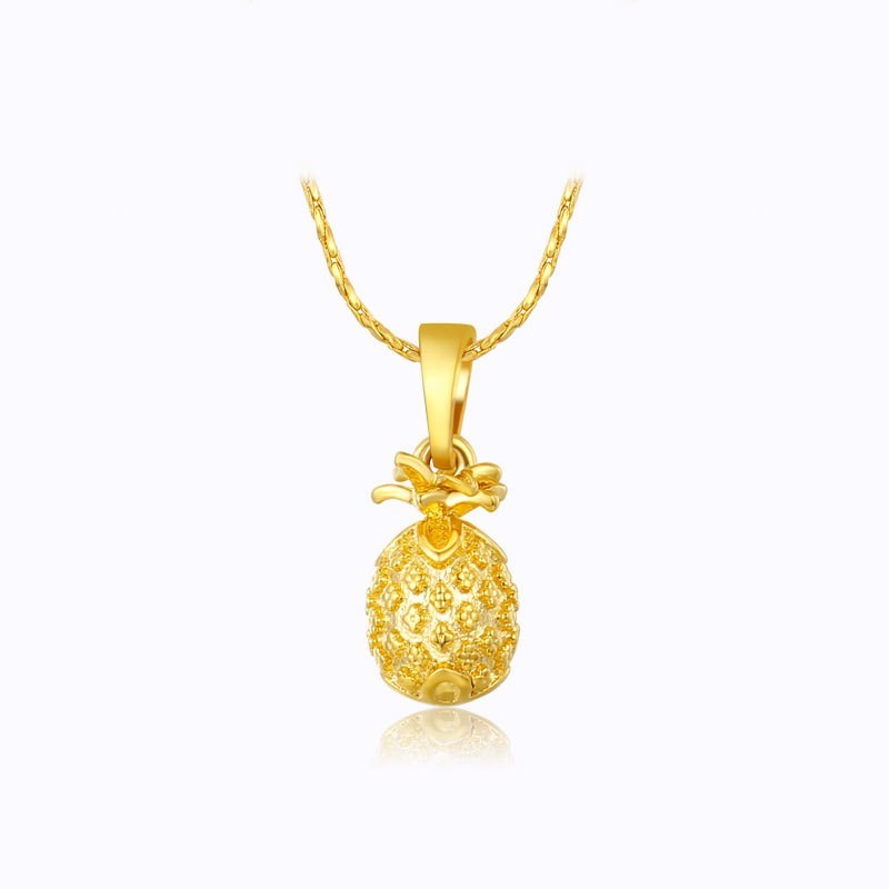 Pineapple pendant necklace