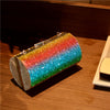 Rainbow Rhinestone Purse Evening Bag