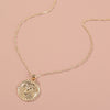 Round Coin Pendant Necklace Portrait Pendant Exquisite Necklace