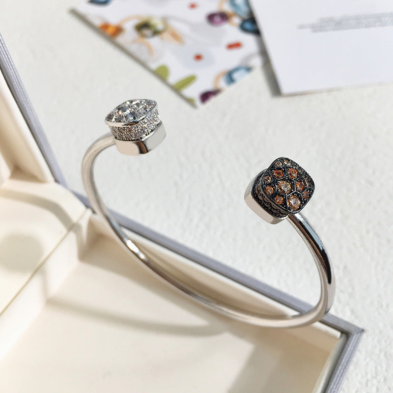 Fashion Geometry Pattern Square Color Bracelet