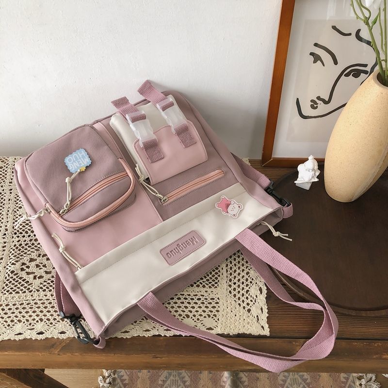 Women's All-match Large Capacity Canvas Bag Messenger