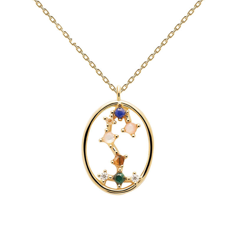 Necklace Ins Twelve Constellation Necklace Women's Exquisite Niche