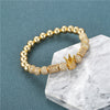Zircon Diamond Crown Four Color Bracelet