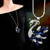 Little swan simple long necklace