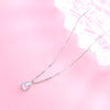 Moonstone drop necklace