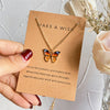 Multilayer Pearl Butterfly Necklace Multilayer Necklace Lady