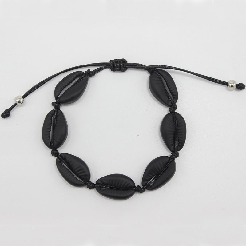 Ocean wind color alloy beach shell bracelet