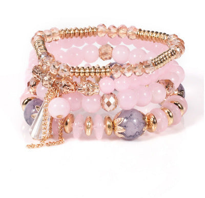 Alloy Tassel Multicolor Bracelet Color