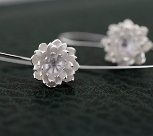 Fashion lotus earrings