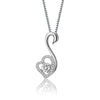 Ladies swan necklace